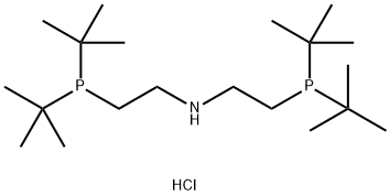 双(2-(二叔丁基膦烷基)乙基)胺盐酸盐, 1326805-03-1, 结构式