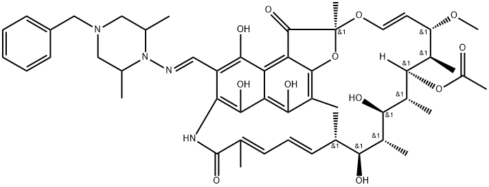 Dimethylbenzyldemethylrifampicin Struktur