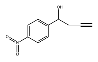 Benzenemethanol, 4-nitro-α-2-propyn-1-yl- Structure