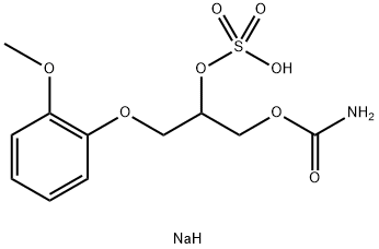 美索巴莫硫酸 结构式