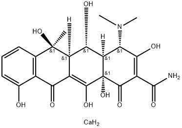 Oxytetracycline, calcium salt Struktur