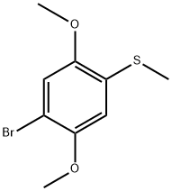 (4-bromo-2,5-dimethoxyphenyl)(methyl)sulfane 结构式