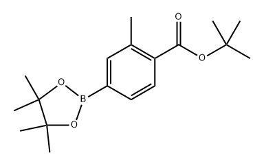 4-(Tert-butoxycarbonyl)-3-methylphenylboronic acid pinacol ester Structure