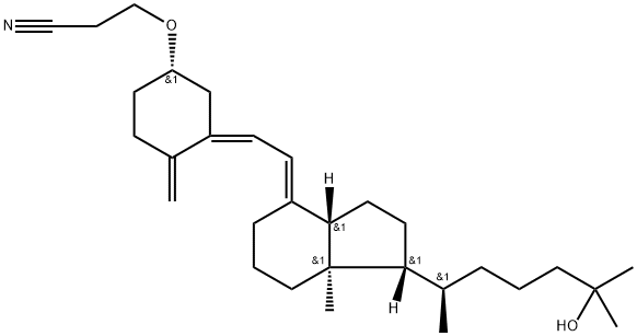 3-O-(2-Cyanoethyl)-25-hydroxyvitaMin D3 Structure