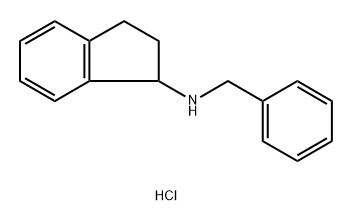 1H-Inden-1-amine, 2,3-dihydro-N-(phenylmethyl)-, hydrochloride (1:1)