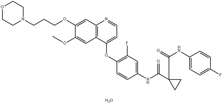 FORETINIB H2O,1332889-22-1,结构式