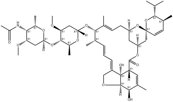 Avermectin A1a, 4-(acetylamino)-5-O-demethyl-25-de(1-methylpropyl)-4-deoxy-25-(1-methylethyl)-, (4R)- price.