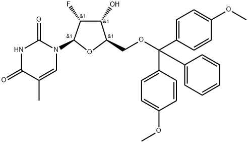 2'-Deoxy-2'-fluoro-5'-O-(4,4'-dimethoxytrityl)-5-methyluridine price.