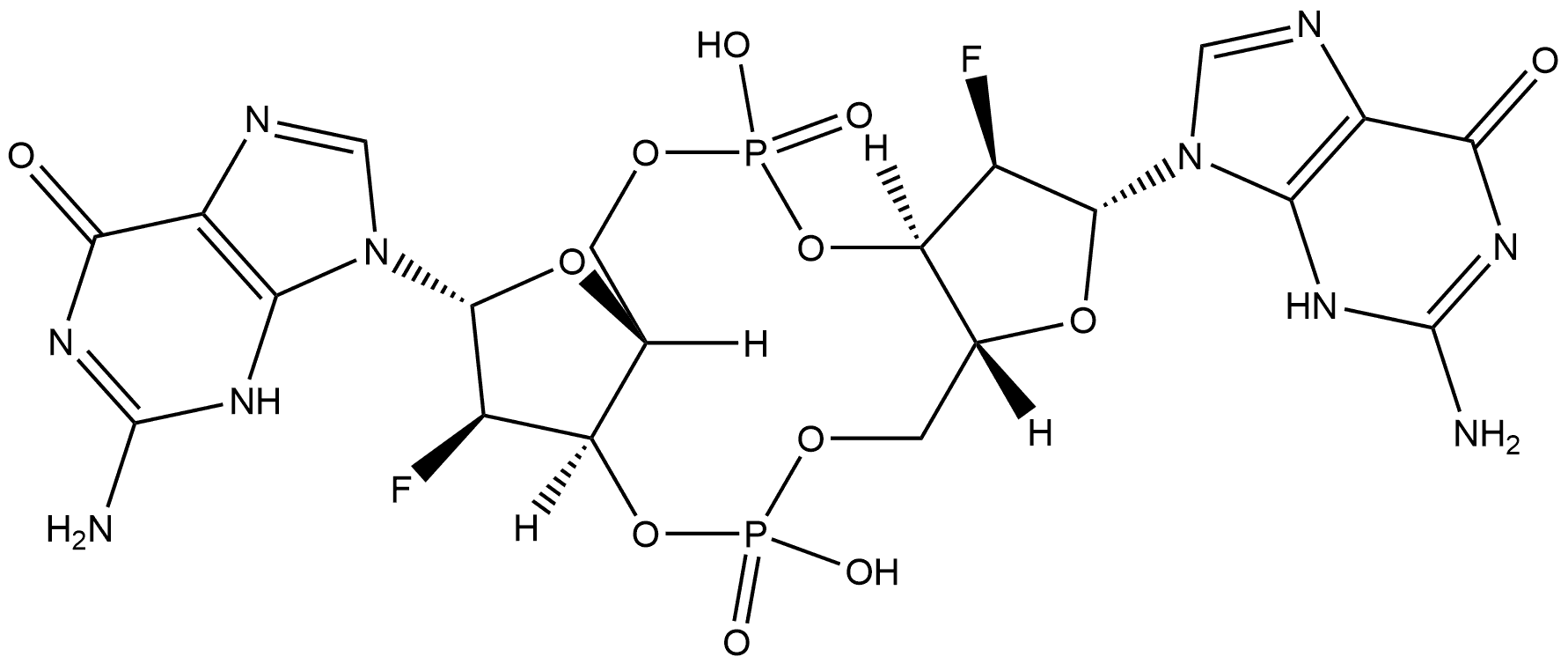 c-di-GMP Fluorinated Struktur