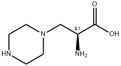 1-Piperazinepropanoic acid, α-amino-, (αS)-,1334582-48-7,结构式