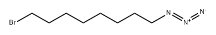 1-叠氮基-8-溴辛烷,133497-22-0,结构式