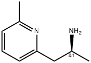 (S)-1-(6-甲基吡啶-2-基)丙-2-胺, 1335381-57-1, 结构式