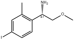 (S)-1-(4-iodo-2-methylphenyl)-2-methoxyethanamine Structure