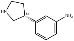 (R)-3-(Pyrrolidin-3-yl)aniline Structure