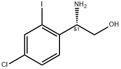 (2S)-2-amino-2-(4-chloro-2-iodophenyl)ethan-1-ol Structure