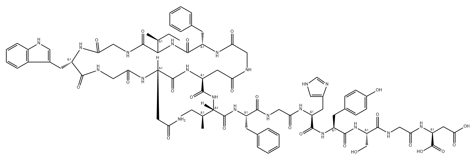 des-phenylalanine-anantin 结构式