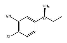 (S)-5-(1-aminopropyl)-2-chloroaniline,1336669-01-2,结构式