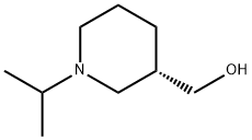 3-Piperidinemethanol, 1-(1-methylethyl)-, (3S)- Structure