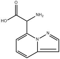 2-amino-2-{pyrazolo[1,5-a]pyridin-7-yl}acetic acid Structure