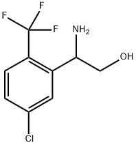 2-amino-2-[5-chloro-2-(trifluoromethyl)phenyl]ethanol,1337043-46-5,结构式