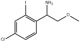 1-(4-chloro-2-iodophenyl)-2-methoxyethanamine,1337260-75-9,结构式