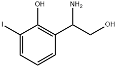 2-(1-amino-2-hydroxyethyl)-6-iodophenol Structure
