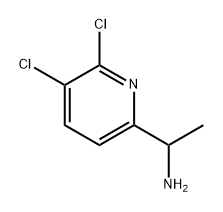 1-(5,6-dichloropyridin-3-yl)ethan-1-amine 结构式