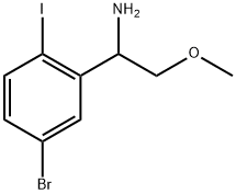 1-(5-bromo-2-iodophenyl)-2-methoxyethanamine Structure