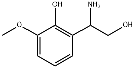 2-(1-amino-2-hydroxyethyl)-6-methoxyphenol Structure