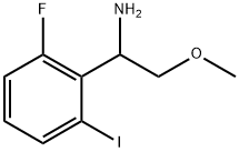 1-(2-fluoro-6-iodophenyl)-2-methoxyethanamine Struktur