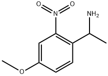 1-(4-methoxy-2-nitrophenyl)ethanamine Struktur