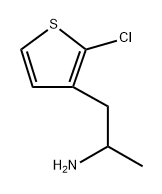 1-(2-chlorothiophen-3-yl)propan-2-amine Struktur