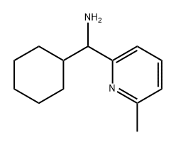 环己基(6-甲基吡啶-2-基)甲胺,1337719-28-4,结构式
