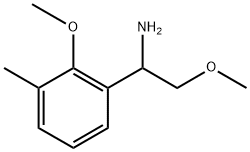 2-methoxy-1-(2-methoxy-3-methylphenyl)ethan-1-amine 结构式