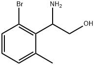 2-amino-2-(2-bromo-6-methylphenyl)ethanol Structure