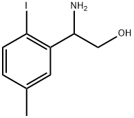 2-amino-2-(2-iodo-5-methylphenyl)ethanol Structure