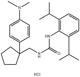 NEVANIMIBE HYDROCHLORIDE 结构式