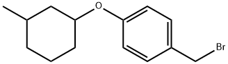 Benzene, 1-(bromomethyl)-4-[(3-methylcyclohexyl)oxy]- 结构式