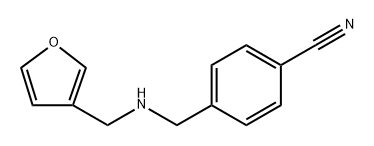 4-[[(3-Furanylmethyl)amino]methyl]benzonitrile Structure