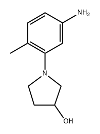 1-(5-amino-2-methylphenyl)pyrrolidin-3-ol Structure