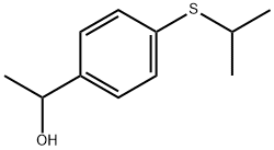 α-Methyl-4-[(1-methylethyl)thio]benzenemethanol Structure