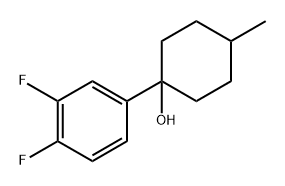 1-(3,4-difluorophenyl)-4-methylcyclohexanol 结构式