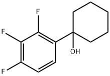1-(2,3,4-trifluorophenyl)cyclohexanol 结构式