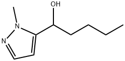α-Butyl-1-methyl-1H-pyrazole-5-methanol Struktur