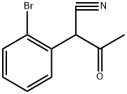 Benzeneacetonitrile, α-acetyl-2-bromo- 化学構造式