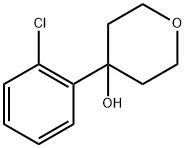 4-(2-chlorophenyl)tetrahydro-2H-pyran-4-ol 结构式