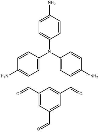 1,3,5-Benzenetricarboxaldehyde, polymer with N1,N1-bis(4-aminophenyl)-1,4-benzenediamine 结构式
