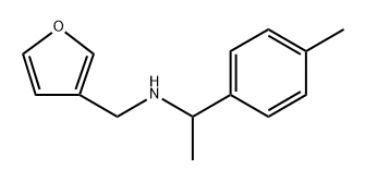 N-[1-(4-Methylphenyl)ethyl]-3-furanmethanamine,1339913-53-9,结构式