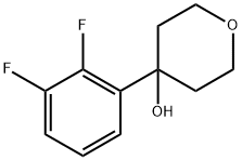 4-(2,3-difluorophenyl)tetrahydro-2H-pyran-4-ol 结构式
