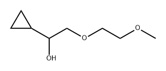 Cyclopropanemethanol, α-[(2-methoxyethoxy)methyl]- Struktur